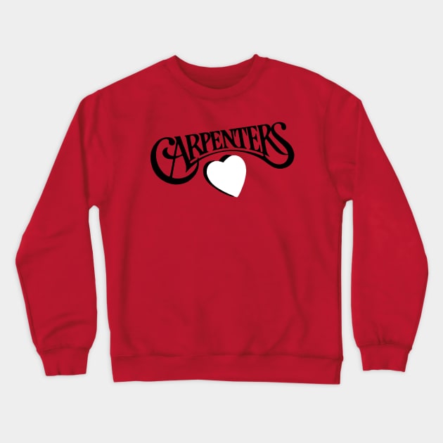 Vintage Retro Love The Carpenters Crewneck Sweatshirt by Native Culture